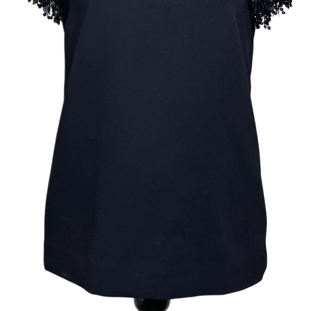 Kate Spade Sequin Sleeves Cocktail Party Sz 0 Evening Blouse
